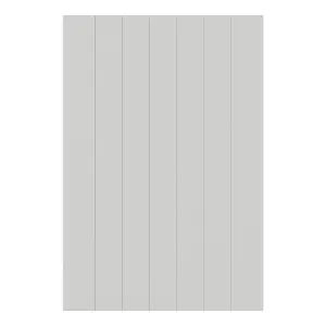 Tydeman Matt light grey Tall Clad on wall panel (H)1500mm (W)350mm