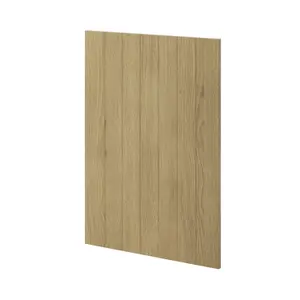 GoodHome Verbena Natural oak shaker Standard Base End support panel (H)870mm (W)590mm