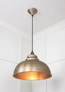 Aged Brass Harborne Pendant Light