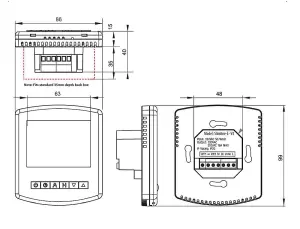 Heatmiser - Slimline E Thermostat