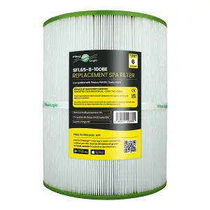 FilterLogic SFL65-8-10OBE Hot Tub Spa Filter Compatible with Pleatco PWK65, Darlly 80651