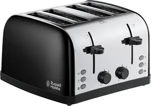 Russell Hobbs Worcester 4 Slice Black Toaster 28360