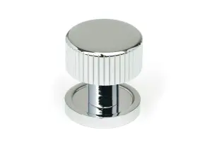 From The Anvil Polished Chrome Judd Cabinet Knob - 25mm (Plain)