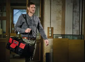 Einhell Tool Bag Up To 25kg Load Red Black With Padded Strap And Handle Large Official Brand Accessory