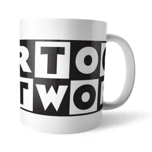 Official Cartoon Network Logo Mug 100% Ceramic, Dishwasher Safe