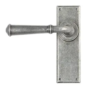 From The Anvil Pewter Regency Lever Latch Set