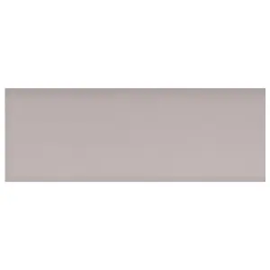 Johnson Tiles Mayfair Light grey Gloss Ceramic Indoor Wall tile, Pack of 54, (L)245mm (W)75mm