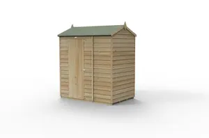 4LIFE Reverse Apex Shed 6x4 - Single Door - No Windows