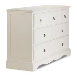 Romance Antique White 3 Over 4 Chest of Drawers