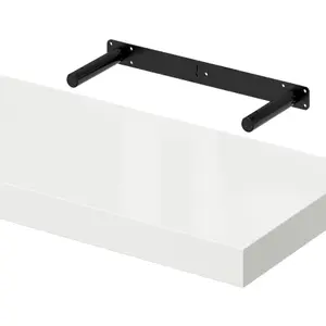 GoodHome Cusko Rectangular Floating shelf (L)60cm x (D)23.5cm