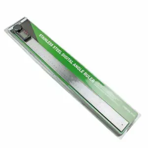 VEWERK Digital Folding Angle Ruler Extra Long 1m, 2 x 500mm Stainless Steel 0-360 deg 9146