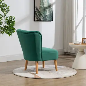 Arezza Velvet Accent Chair - Green