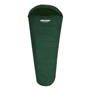 Milestone Camping Single Mummy Insulated Sleeping Bag