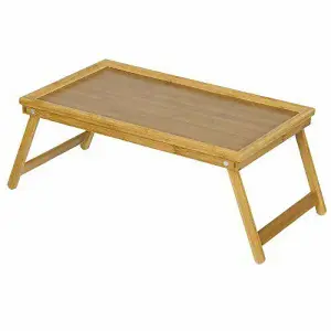 Furinno Bamboo Lapdesk Bed Tray, Natural Room Home Decorations