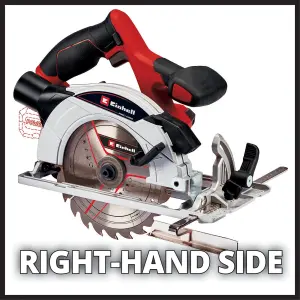 Einhell Power X-Change Cordless Circular Saw - 165mm Blade - With Dust Extraction - With Battery And Charger - TE-CS 18/165-1 Li