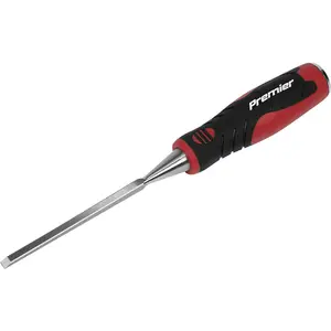 Premium 6mm Hammer-Thru Wood Chisel with Bevel Edge Blade - Durable Chrome Vanadium Steel