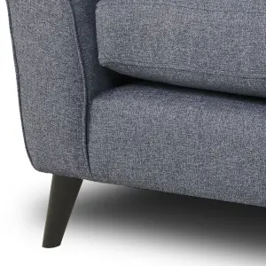 Modern Home Caxton 3+2 Seater Sofa Set with Armchair Denim