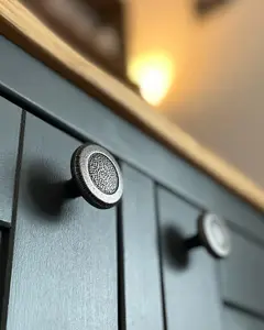 Cast Iron Round Cabinet Knob Pull