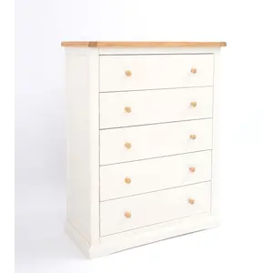 Castelli 5 Drawer Chest of Drawers Wood Knob