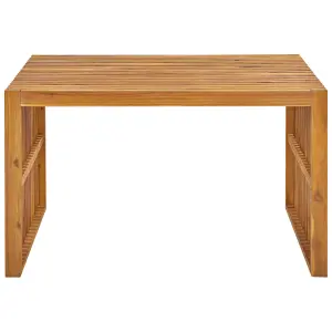 Garden Table Wood Light Wood BELLANO