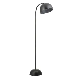 Luminosa Brodey Dome Floor Lamp Matt Black Paint