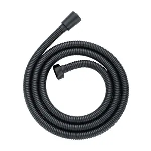 ENKI Matt Black Sqauare Paddle Hand Shower Kit with Hose & Bracket EO027