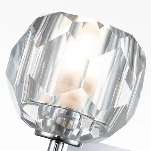 Luminosa Quoizel Regalia Wall Lamp Polished Chrome, 3000K, IP44