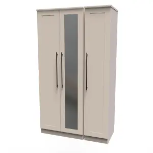 Howard Tall Triple Mirror Wardrobe in Kashmir Matt (Ready Assembled)