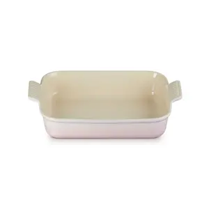 Le Creuset Stoneware Heritage Rectangular Dish Shell Pink / 32cm