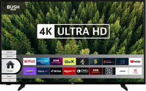 Bush 43 Inch DLED43UHDHDRS1 Smart 4K UHD HDR LED Freeview TV