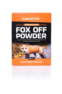 Karlsten Fox Deterrent High Strength Powder 2 x 50 G Anti Fouling & Digging Repellent For Garden Protection Makes 18 Litres