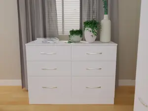 Heddon 4 Drawer Chest in White Matt