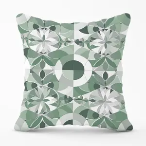 Geometric Pastel Green Cushions 60cm x 60cm