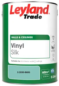 Leyland Trade Vinyl Silk Walls & Ceilings Emulsion Paint (S 2030-B60G) - 5L