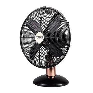 Tower T611000B Cavaletto 12 Metal Desk Fan