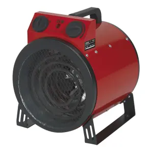 Sealey Industrial Electric Fan Heater With Power Cable & 3-Pin Plug 2kW EH2001