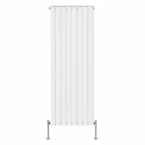 Rinse Bathrooms Vertical Radiators 1800x544mm Flat Panel Column Designer Radiator White Double Radiators Central Heating