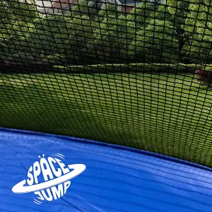 8FT Trampoline With Outer Netting in Blue