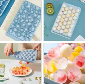 Ice Ball Tray - Ball Round Ice - Ball Mold for Freezer - Mini Sphere Ice Ball Maker - 99pcs Circle Ice Chilling