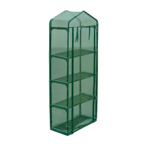 Berkfield Greenhouse with 4 Shelves