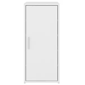 Berkfield Shoe Cabinet White 32x35x70 cm Engineered Wood