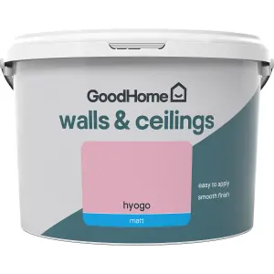 GoodHome Walls & ceilings Hyogo Matt Emulsion paint, 2.5L