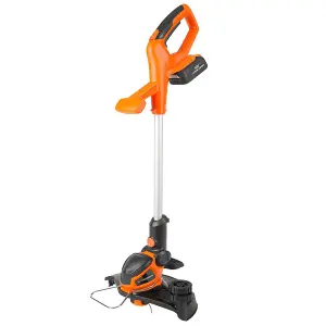 Yard Force 40V 30cm Cordless Grass Trimmer with  2.5Ah Lithium-Ion Battery and Charger LT G30