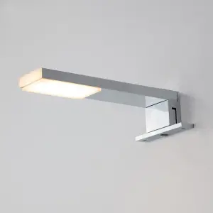 Chrome Slimline 3W LED Bathroom Wall Light