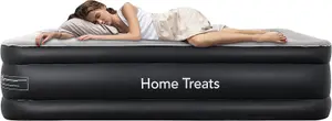 Home Treats Inflatable Single Air Bed With Built In Pump Quick & Easy Setup