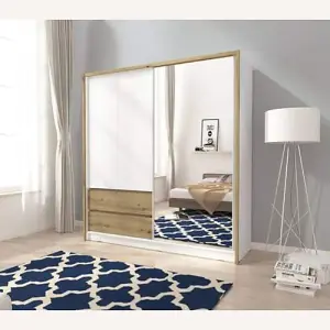 Sara Sliding Door Corner Wardrobe Stylish & Space-Saving Storage Solution