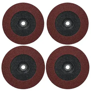 40 Grit Flap Discs Sanding Grinding Rust removing for 9" (230mm) Grinders 4 Pack