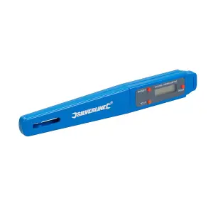 Silverline Pocket Digital Probe Thermometer - -40C to +250C