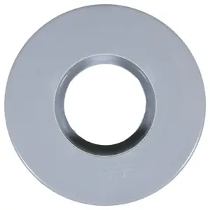 SPARES2GO 110mm Soil Pipe Reducer Boss Adaptor Solvent Weld Waste Push Fit Ring Seal (Grey)