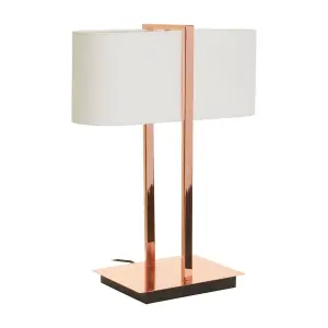 Interiors by Premier Lilian Copper Finish Table Lamp